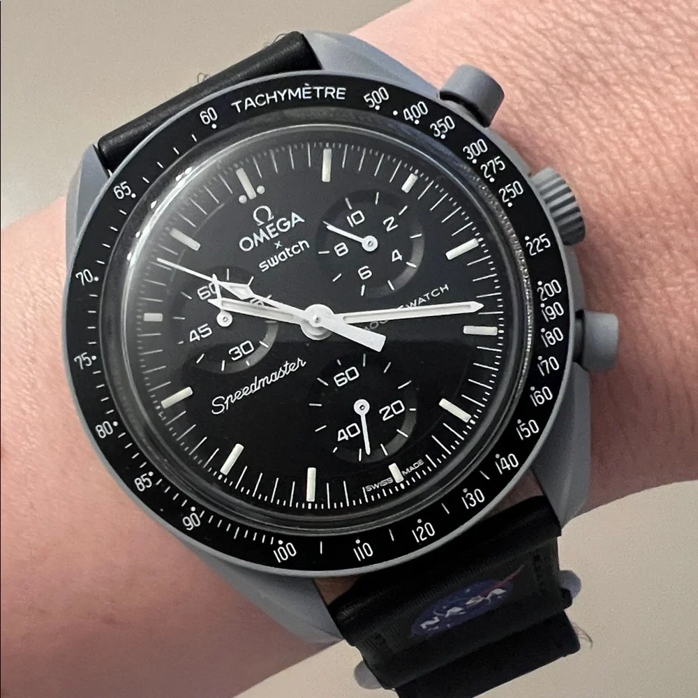 OMEGA Limited Edition release Moon Watch Speedmaster Black Dial Watch - Picture 1 of 3